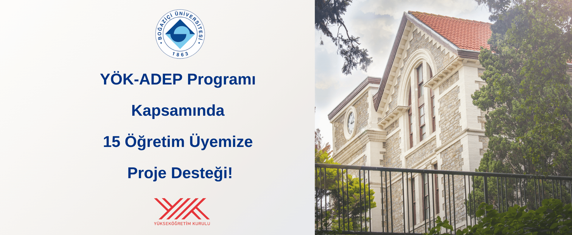 2026 Yılı Araştırma Üniversiteleri Destekleme Programı (ADEP) Kapsamında Üniversitemizden 15 Projeye Destek!