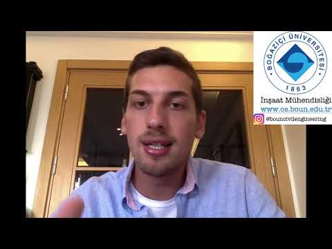 Boğaziçi İnşaat Mühendisliği 2019 mezunumuz Can Güngör (Yüksek Lisans: University of Cambridge)