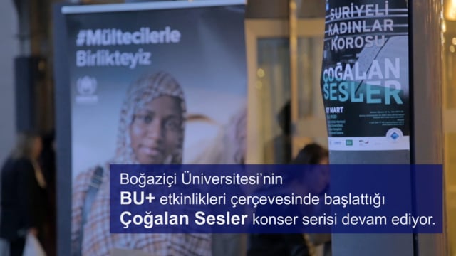 Boğaziçi Üniversitesi Suriyeli Kadınlar Korosu'nu ağırladı