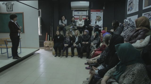 Kadınlar 5.5 büyüklüğünde depremi yaşayarak bilinçlendi